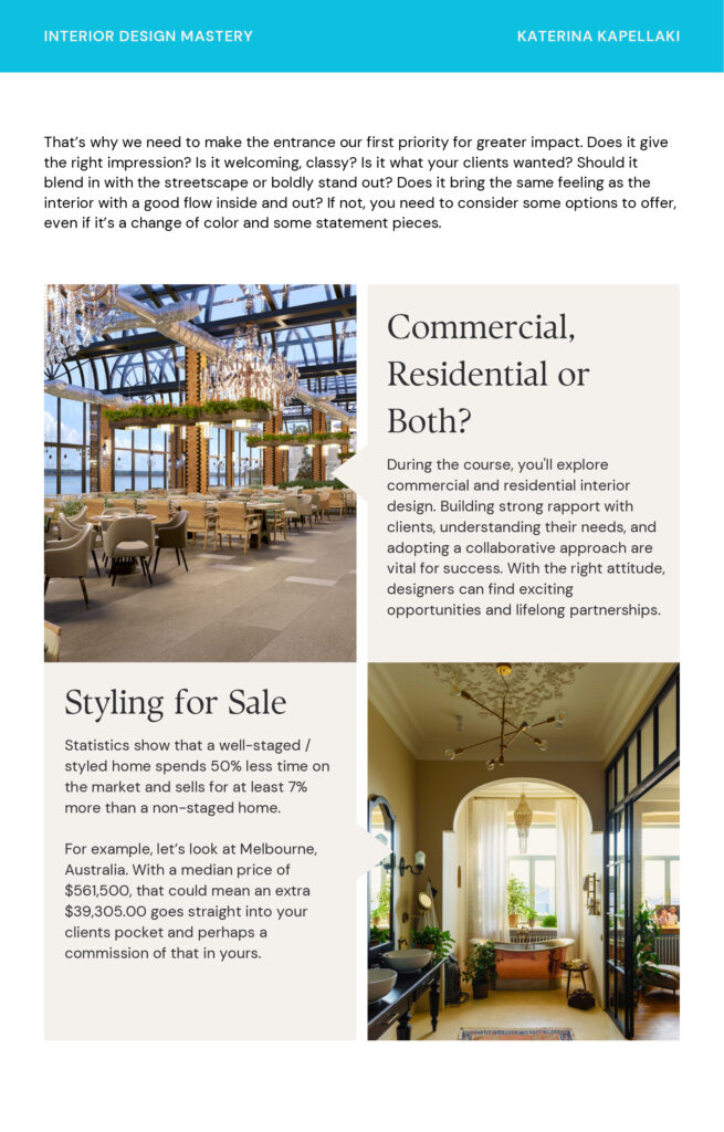 Interior Design Mastery